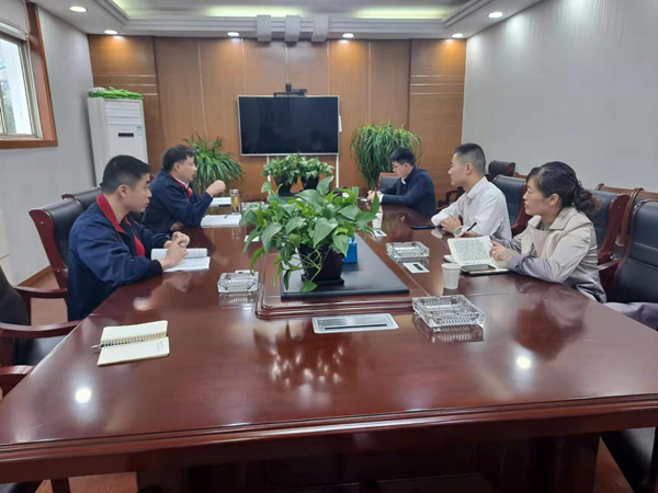 铜官区团委书记到公司调研