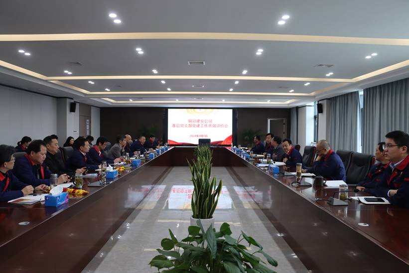 公司召开基层党支部党建工作质效评价会议 公司召开基层党支部党建工作质效评价会议