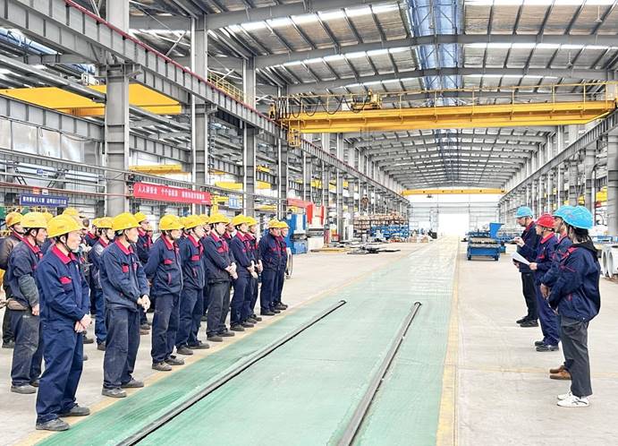 钢构公司开展防灾减灾日活动