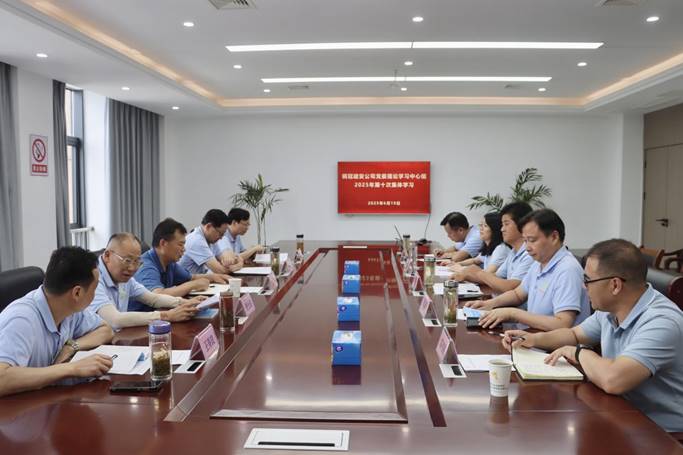 公司党委中心组召开学习研讨会
